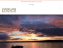 Tablet Screenshot of elbowlakelodgemn.com
